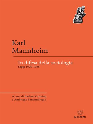 cover image of In difesa della sociologia